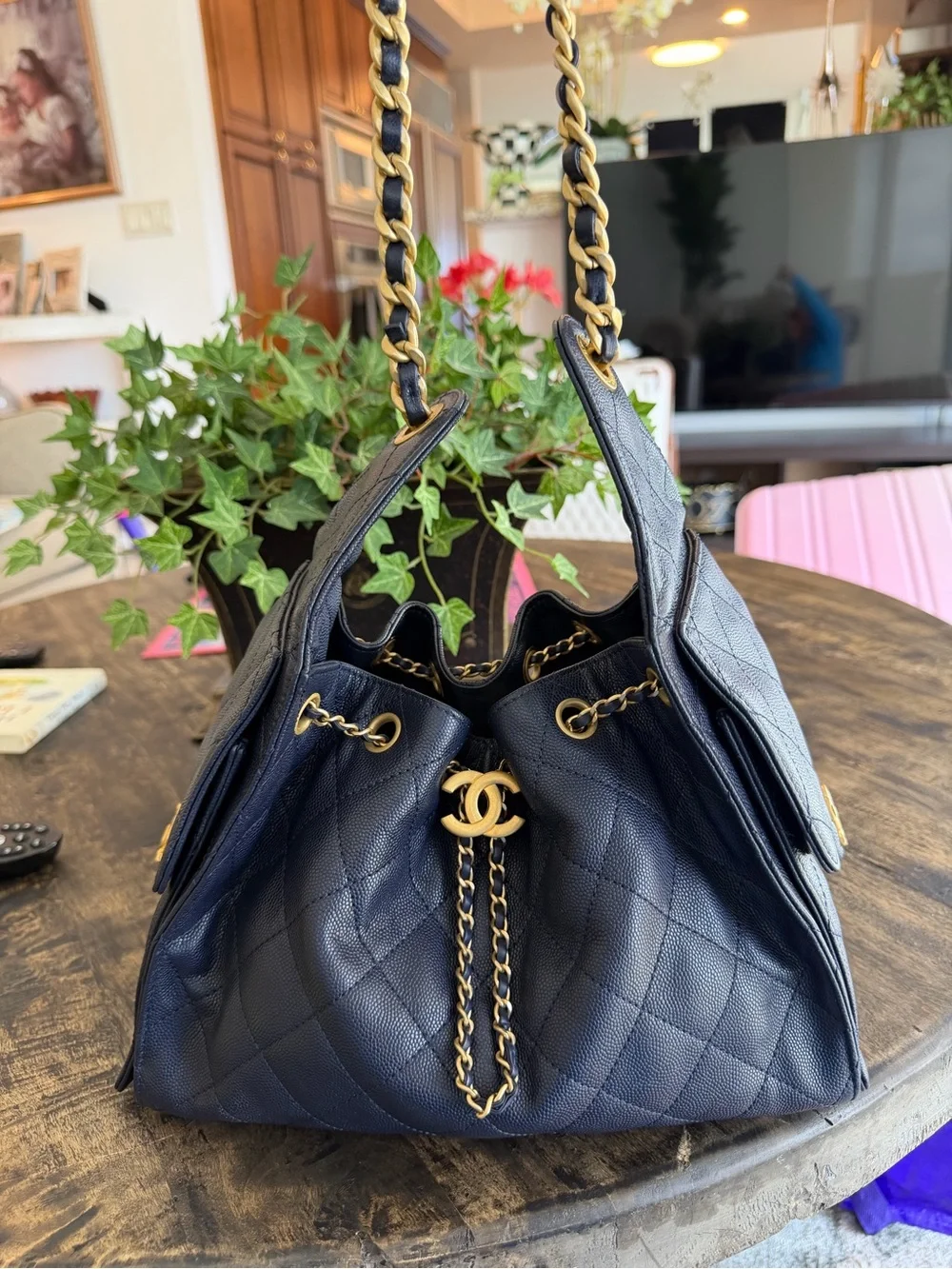 CHANEL classic navy